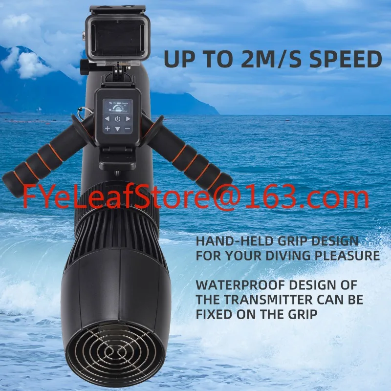 DD Diamond Powered Canoe Submarine Equipment, Frogman Swimming Assisted Underwater Scooter Propulsion Submarine Booster