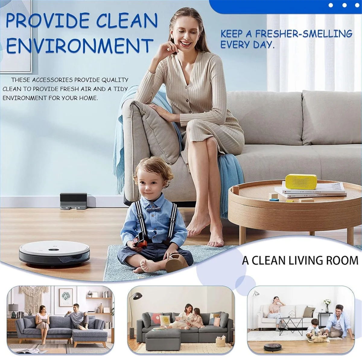 For ECOVACS DEEBOT T30s / T30s Combo Robot Vacuum Cleaner Main Side Brush Hepa Filter Mop Cloth Dust Bags Parts