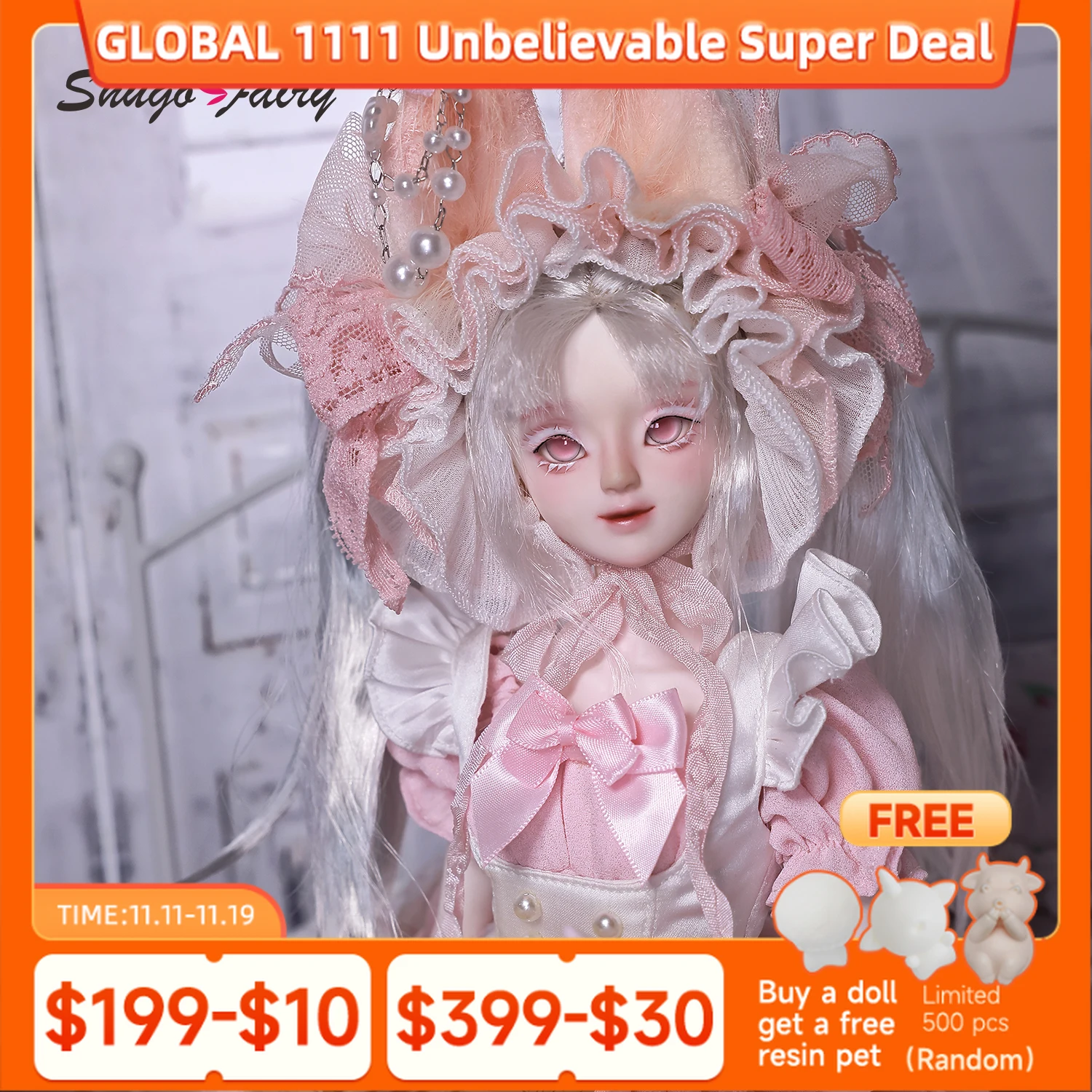 

Shugafairy Рапунцель BJD кукла 1/4 полный комплект средневековый европейский стиль розовое сладкое сердце Лолита французская романтическая игрушка для девочек куклы