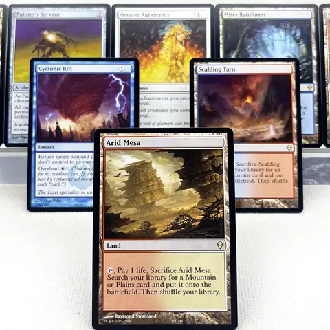 RAV ONS ZEN SHM RTR DIS GPT RTR NORMAL6/001 Tcg Proxy Cards Verdant Catacombs Shock Fetch Land Cyclonic Rift