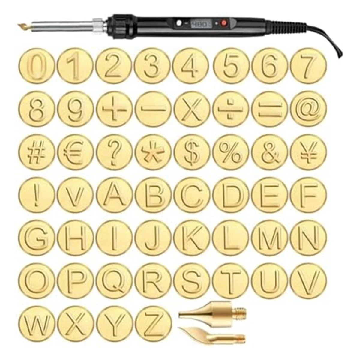 

Набор для выжигания древесины/кожи своими руками + медная форма, подходит для дерева, тиснение своими руками, резьба по дереву, вилка европейского стандарта C