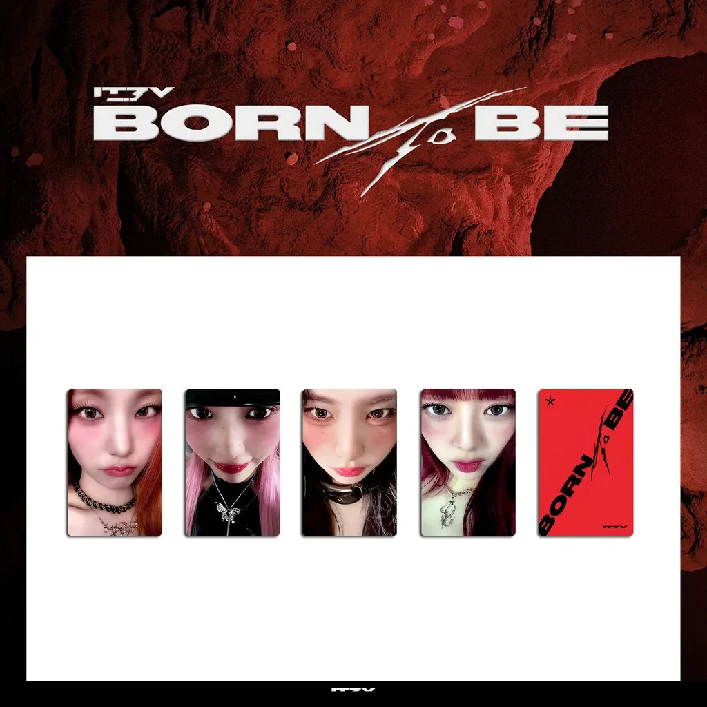 Kpop Idol ITZY 8th Mini Album Born To Be Photo Card