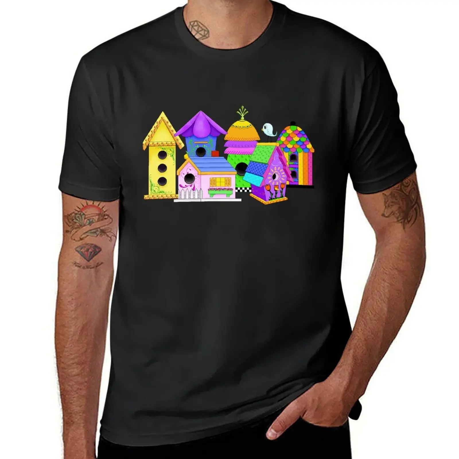 Birdhouse t T-Shirt cute tops heavyweights sublime graphics t shirts for men cotton