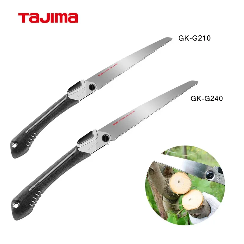 Tajima 210MM 240MM Folding Saw Woodworking Tools Household Small Hand-held Garden Fruit Tree Outdoor Logging Sawing Japan Tools