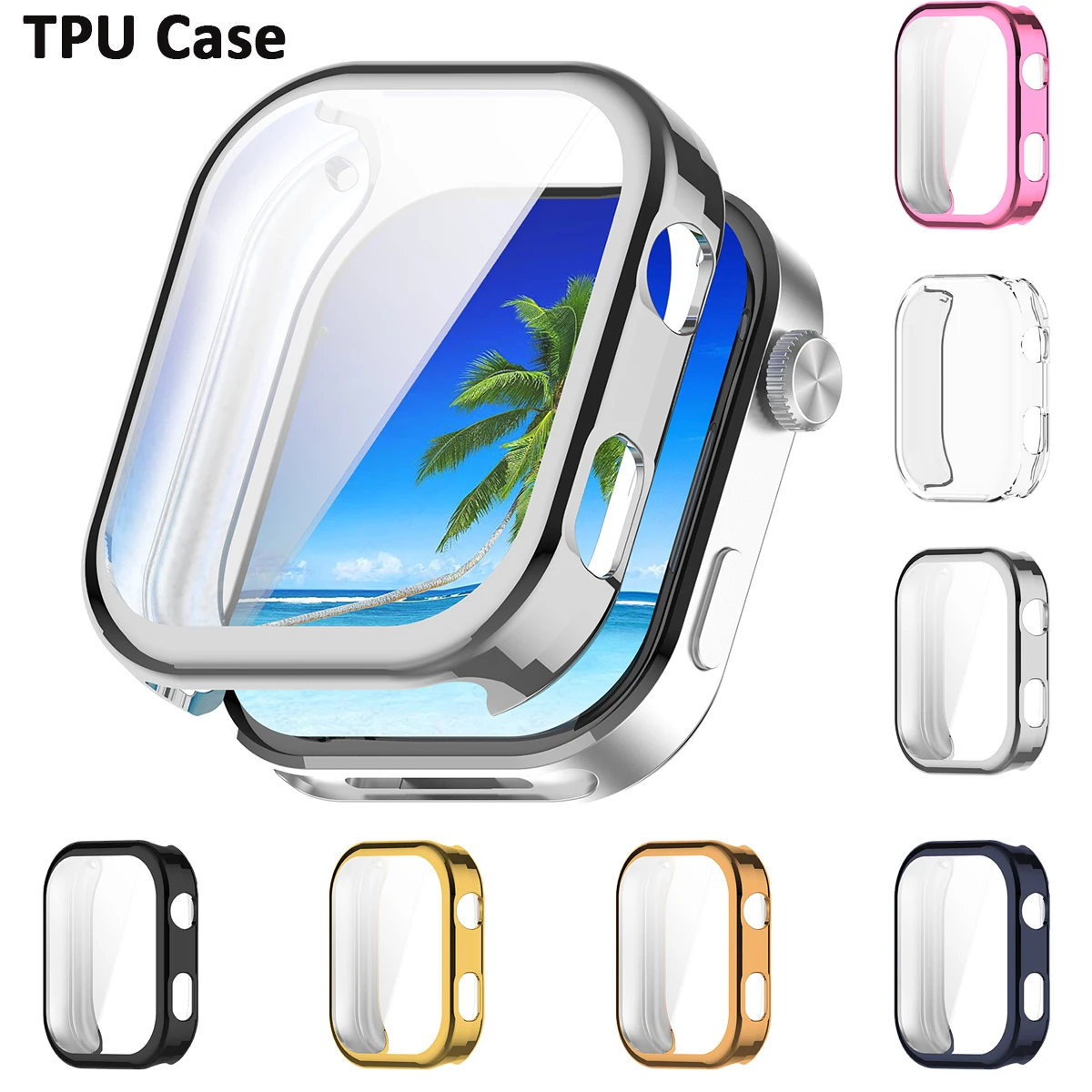 TPU Screen Case for Redmi Watch 6 Protector Cover for REDMI Watch 5 Silicone Case Protective for xiaomi Redmi Watch 4 3 Bumper