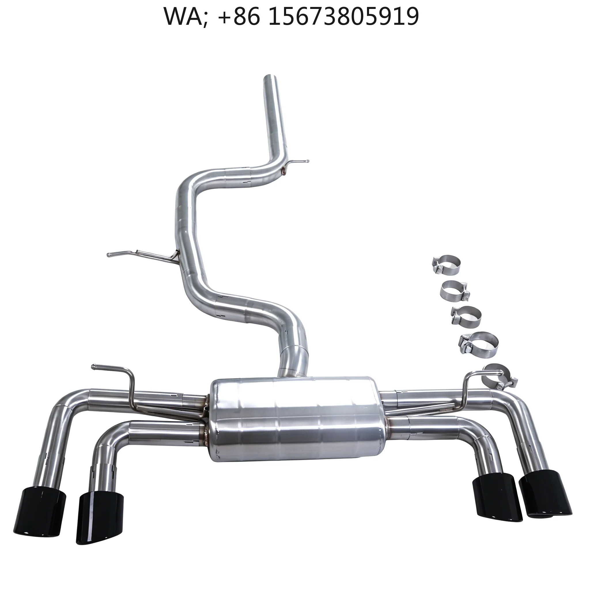 

For to the Volkswagen Golf 7GTI 7.5 GTI MK7 2.0T Stainless Steel High-permance Mid Rear Catback Valvetronic Exhaust