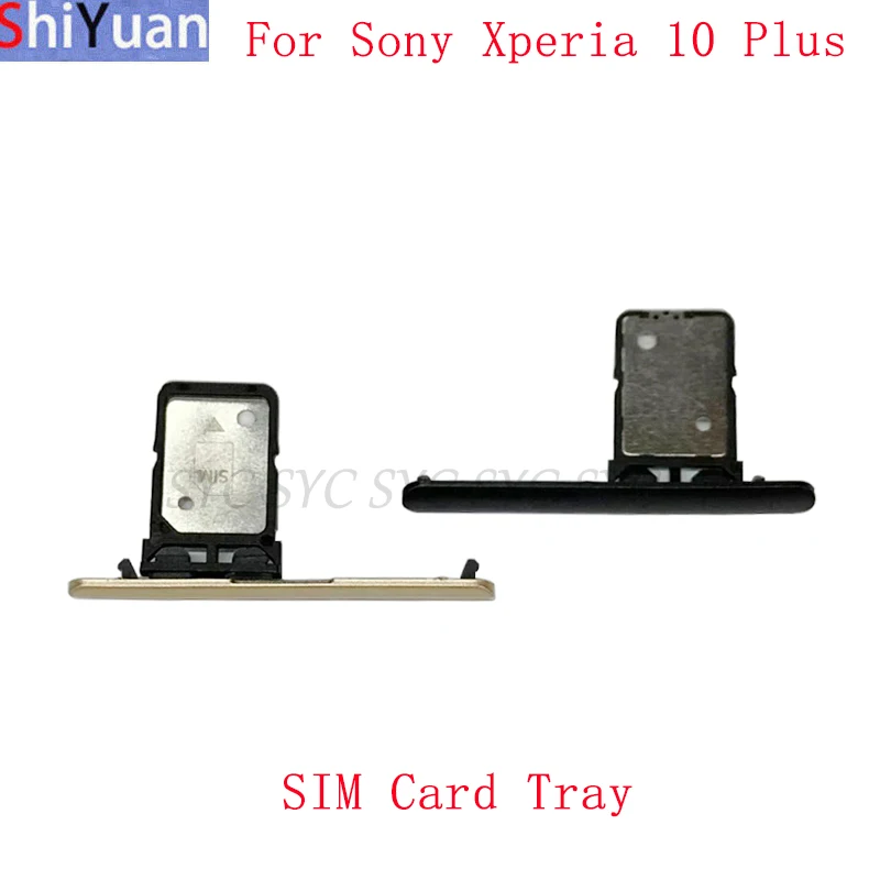 SIM Card Tray Memory MicroSD Card For Sony Xperia 10 Plus SIM Card Slot Holder Replacement Parts