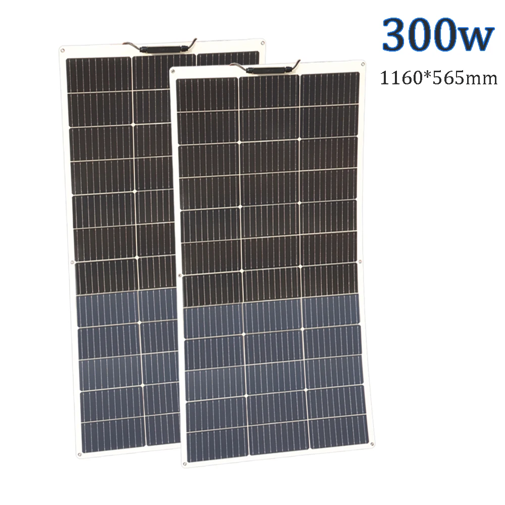 300w 150w flexibele zonnepaneel kit fotovoltaïsche paneel 12v acculader systeem voor thuis camper boot RV balkon EU magazijn DHL verzending