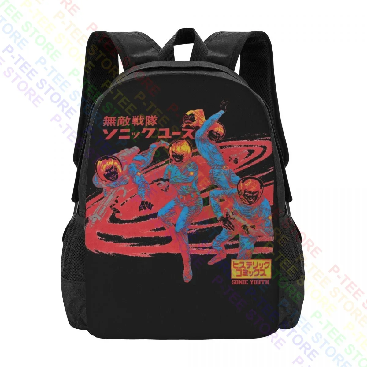 Dirty Japan 1992 Anime Sonic Youth Tour Concert P-532Backpack Large Capacity Vintage 3d Printing