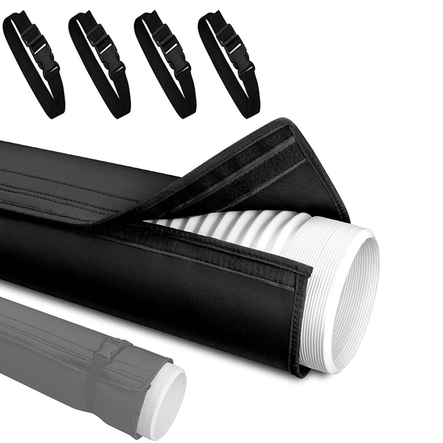 Portable AC Hose Insulation Sleeve Air Conditioner Hose Cover Wrap for 5 to 5.9 Inch AC Exhaust Hose Protection Portable HVAC