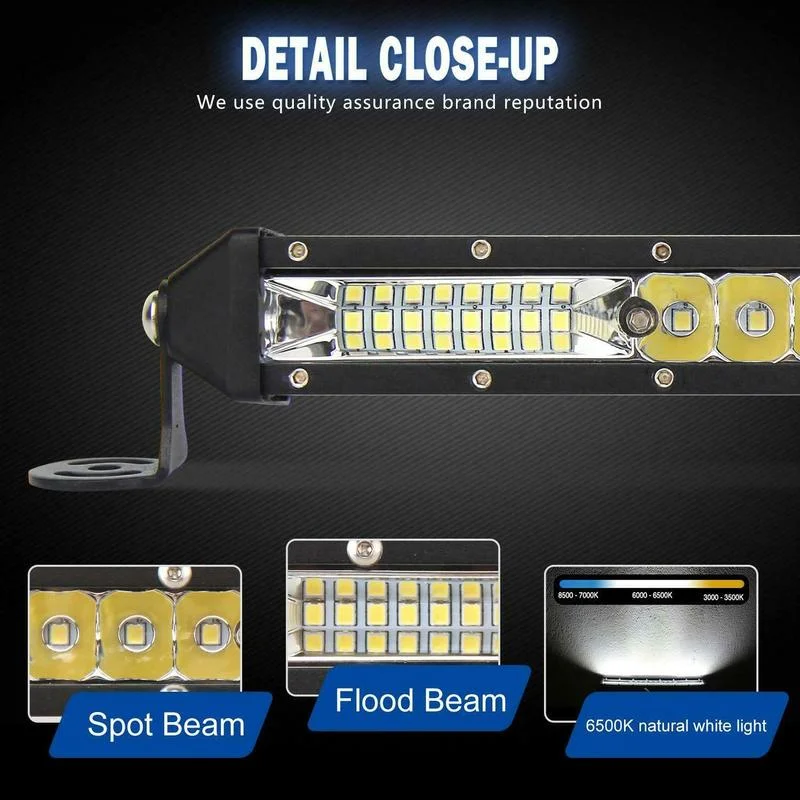 Nlpearl 12v 24V Ultra Slim Led Light Bar 7-38inch Work Light Spot Flood Beam For Truck Car Tractor 4x4 SUV ATV Led Bar Off Road