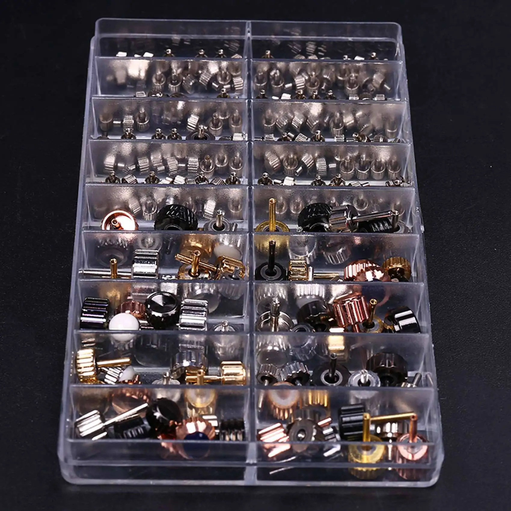 Mar.3X Watch Crown Watch Head Watch Parts For Wrist Watch Parts Dome Flat Head Watch Accessories Repair Tool Kit