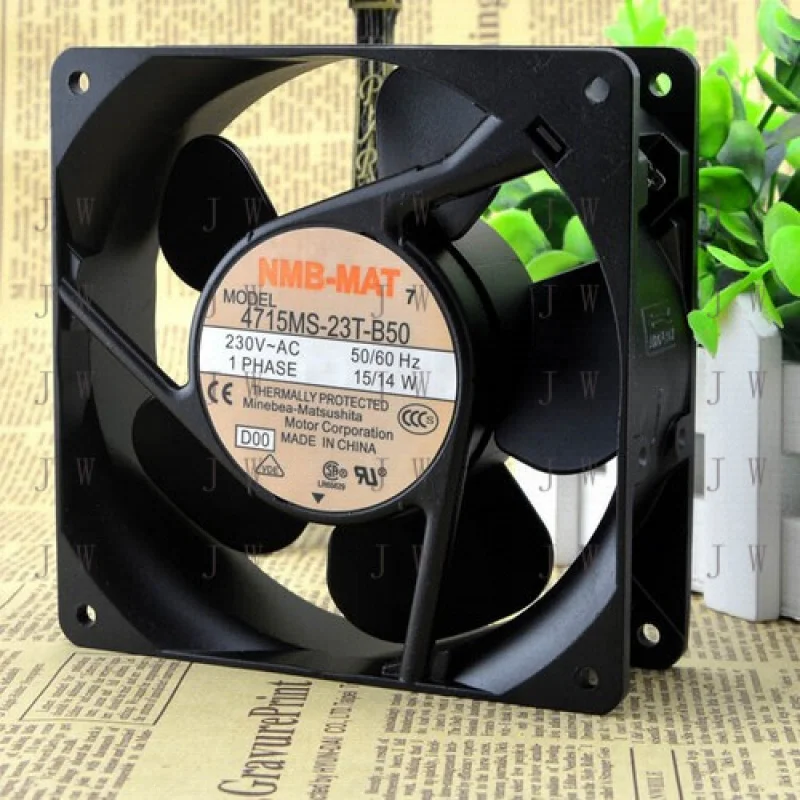 DDW  for NMB 4715MS-23T-B50 15W/14W 12038 AC230V UPS cabinet power supply fan