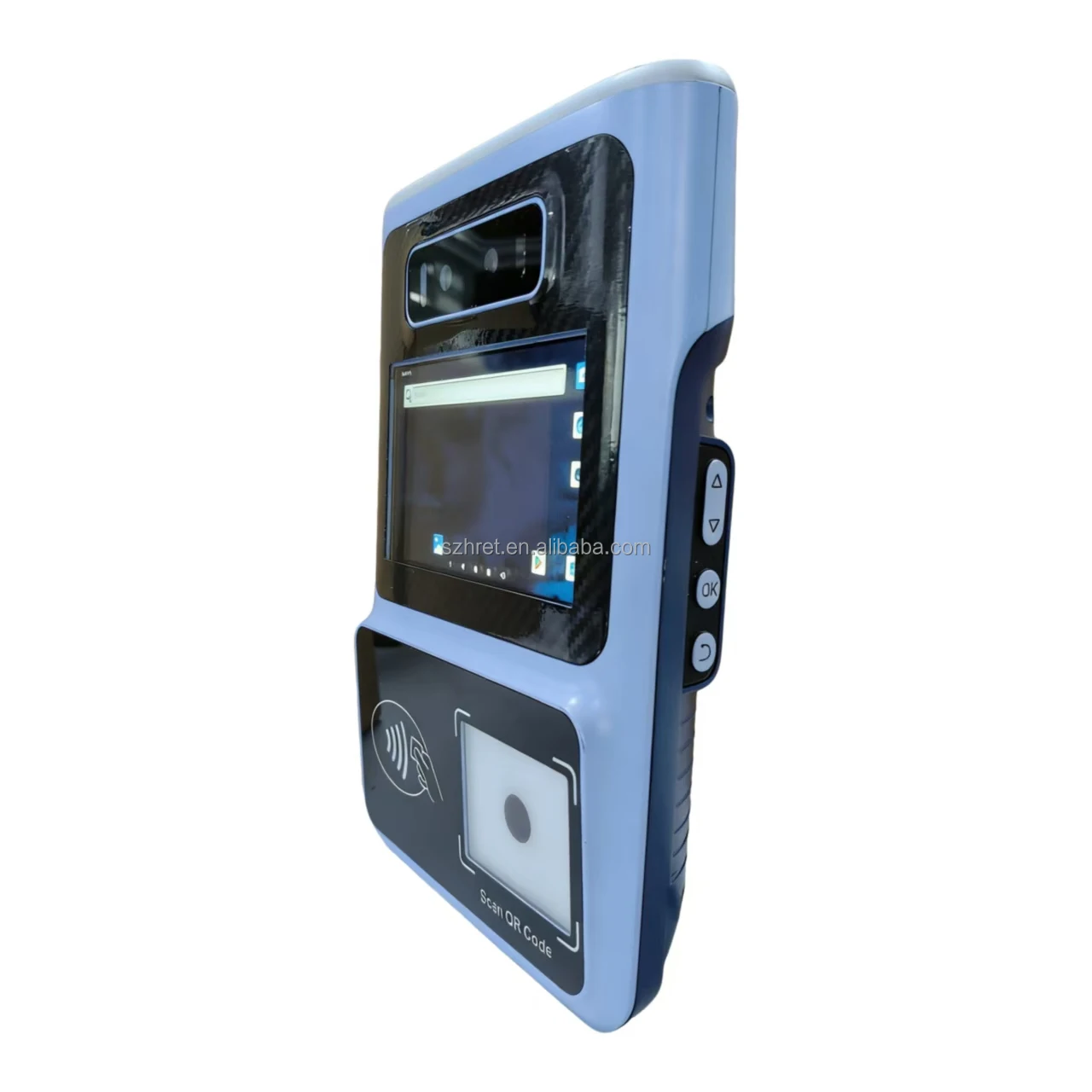 5 Inch RK3566 Industrial PDA NFCQR Barcode Scanner 4G WiFi6  Face AI Camera For Public Transportation