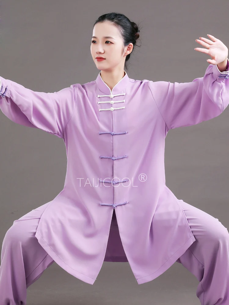 Linen Tai Chi Uniform for Women, New Style Tai Chi Outfit, Men's Kung Fu Practice and Performance Costume Set