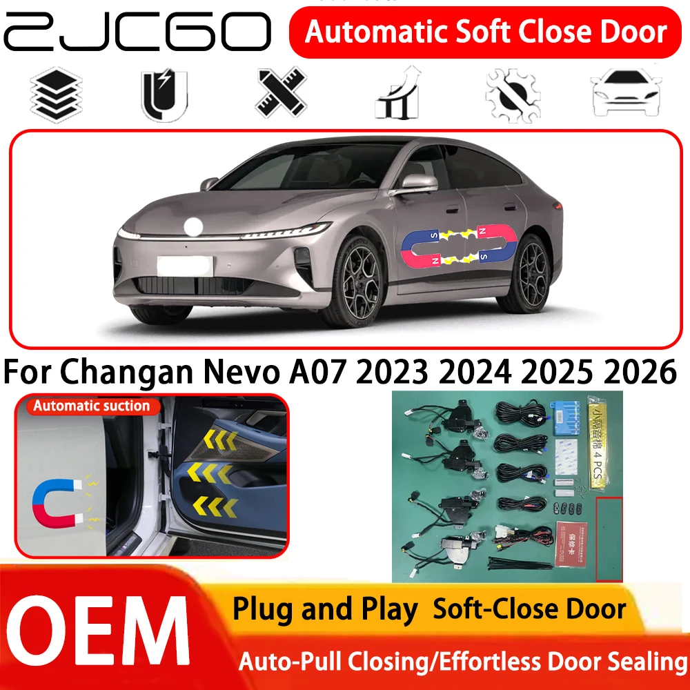 

﻿ ﻿ Система автоматического мягкого закрывания дверей (Soft Close) для Changan Nevo A07 2023-2026, OEM, Plug and Play