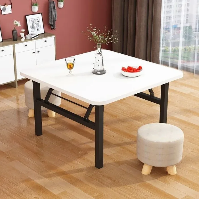 Folding Low Table Simple Outdoor Square Table Rental House Dormitory Dining Table Stall Small Floor