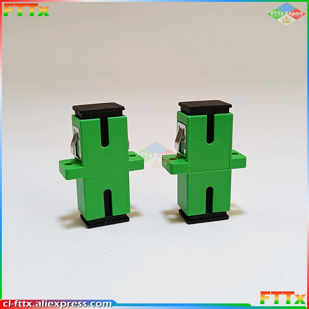 50pcs/lot SC APC UPC Fiber Optic Adapter singlemode simplex SC APC connector fiber optic Attenuator SC Fiber flange