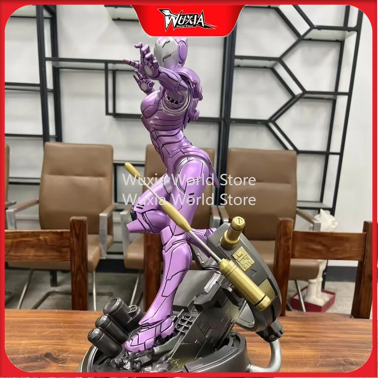 

52cm Height Pepper Figure Marvel Anime Figures Collection Model Light-up GK Desktop Ornament Decorations Best Gifts for Children