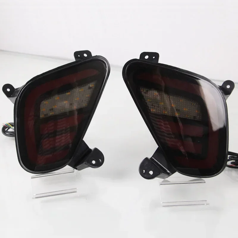 Car LED Rear Bumper Lamps For Mitsubishi Eclipse Cross 2018 2019 Brake Light Turn Signal Backup Reflector Lamp Reverse Taillight