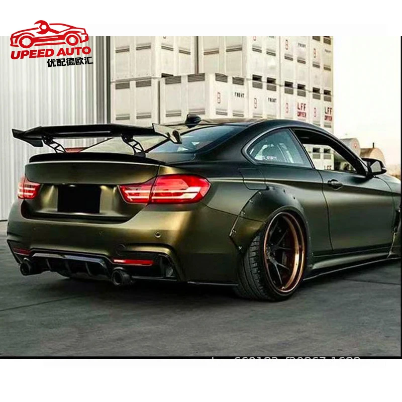 Suitable for BMW series MAD model carbon fiber perforated installation GT F22 F30 F80 F82 rear spoiler