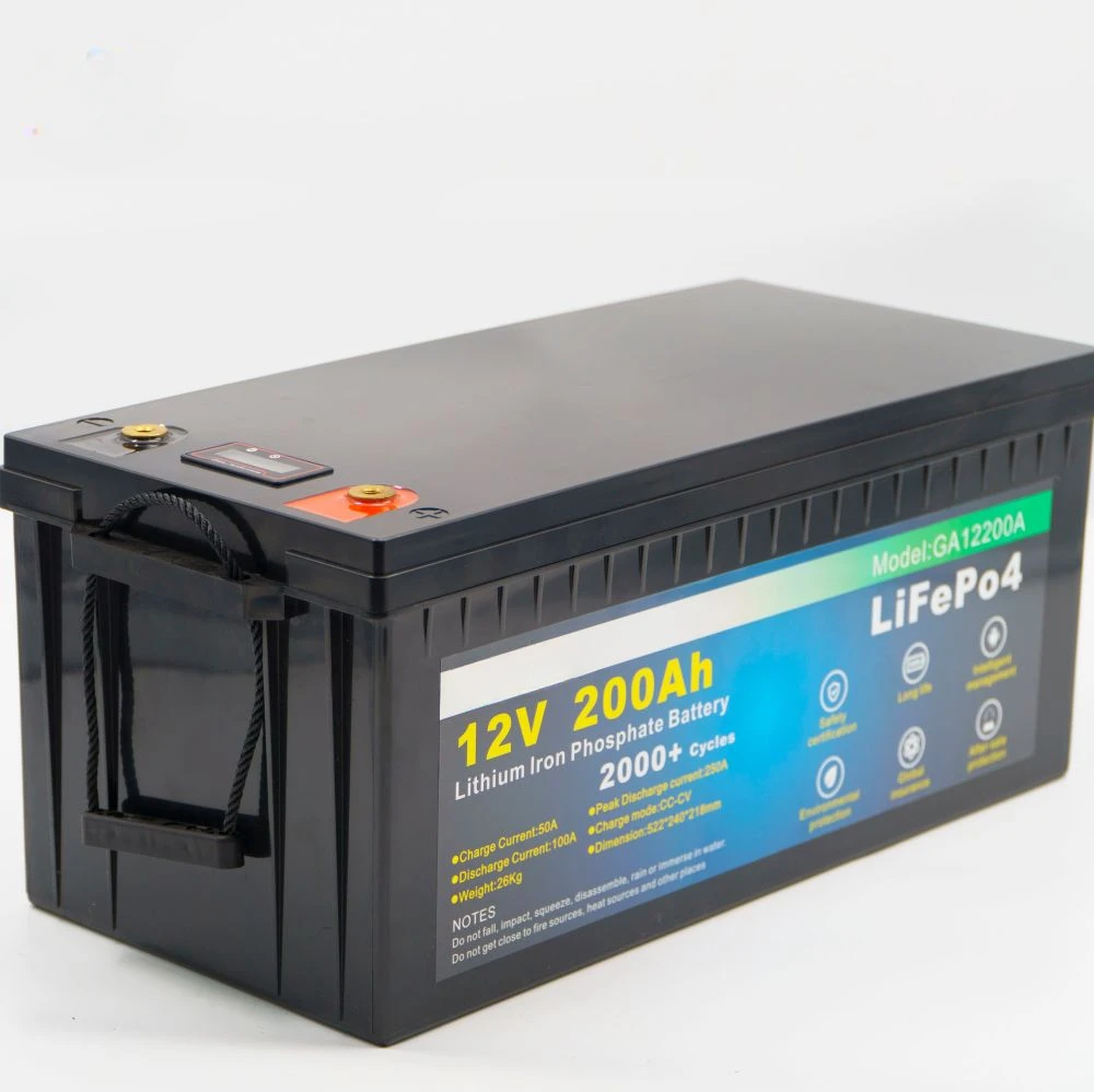 Deep cycle high energy density Smart 12v 100ah 150ah  200ah Bluetooth Lithium Iron Phosphate Battery OEM