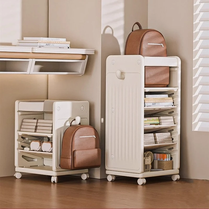 

Children's Bookshelf Stable Floor Shelf Storage Shelf Movable Book Storage Shelf