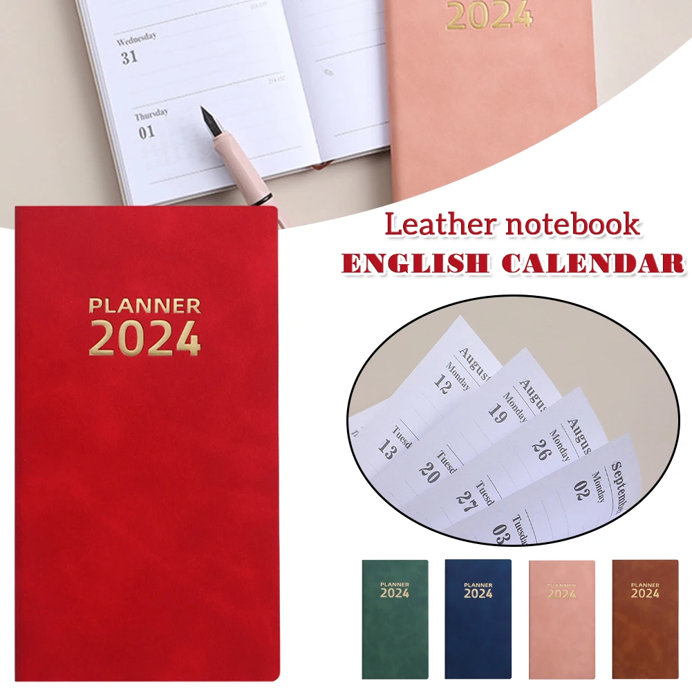 영문 버전 계획 노트북, 잉크 누출 방지, 가정용 120 페이지 포함