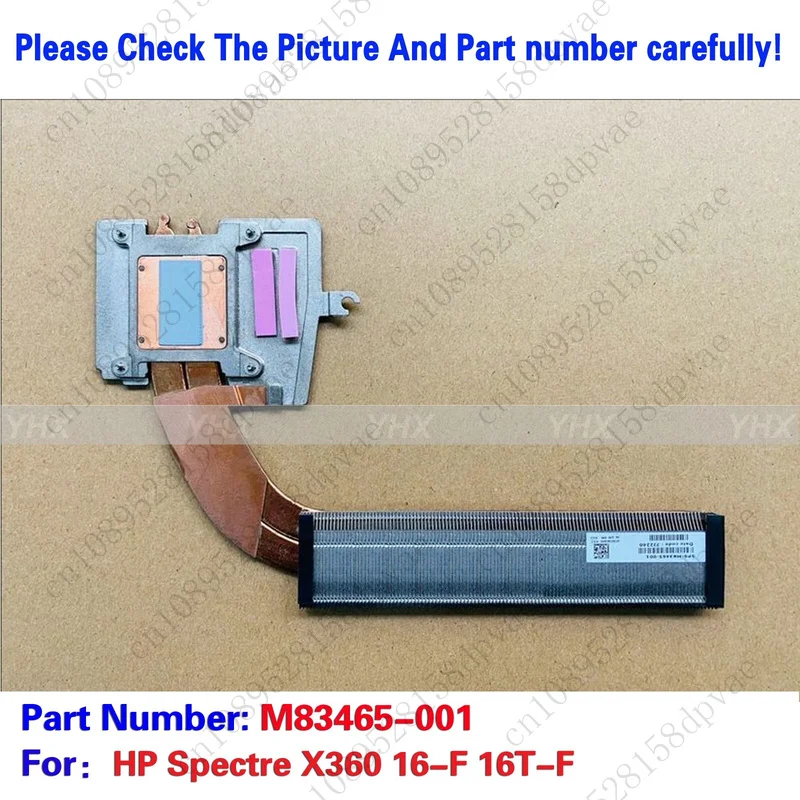 

GYX New For HP Spectre X360 16-F 16T-F COOLING HEATSINK M83465-001