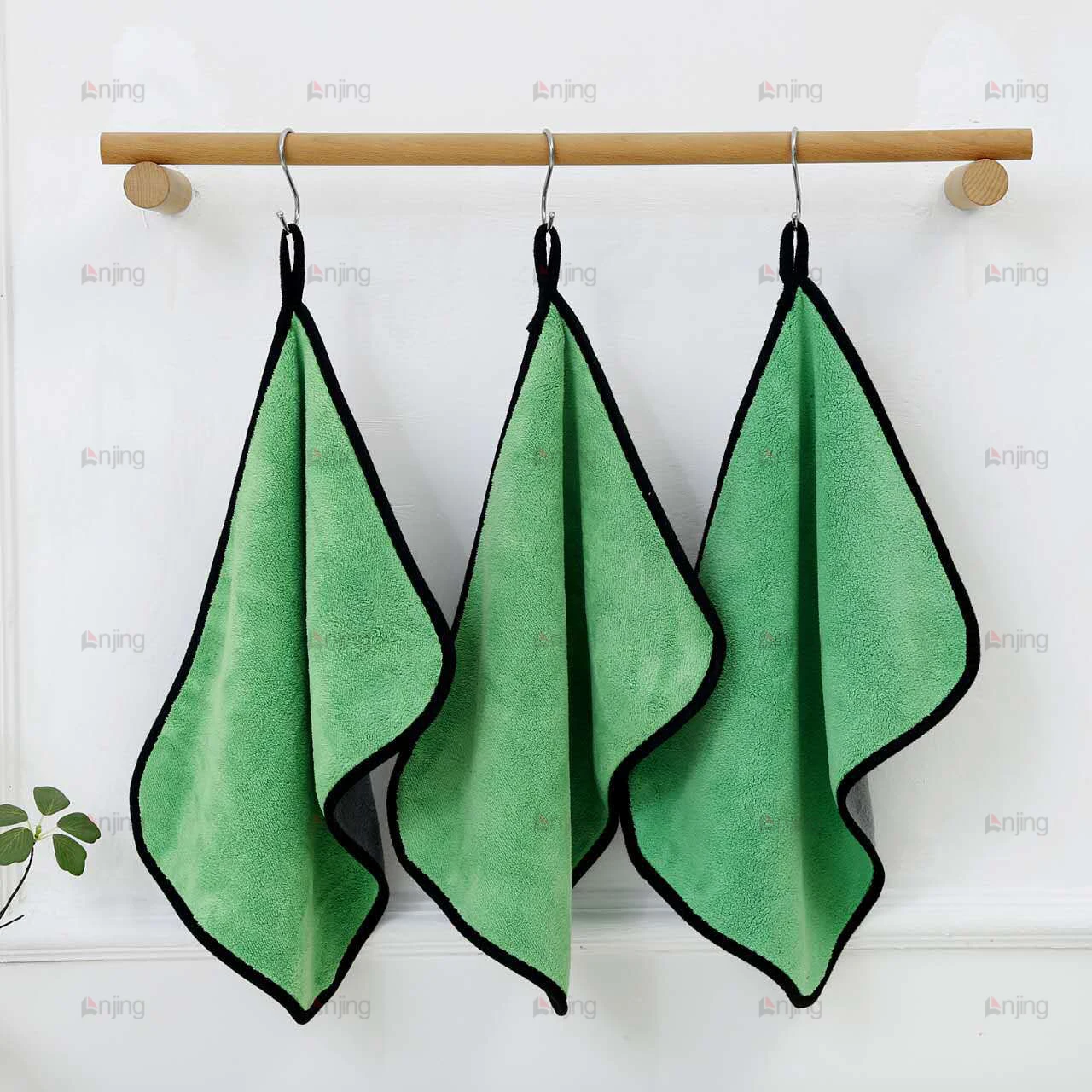 

500GSM Green Car Washing Clothes 40X60CM
