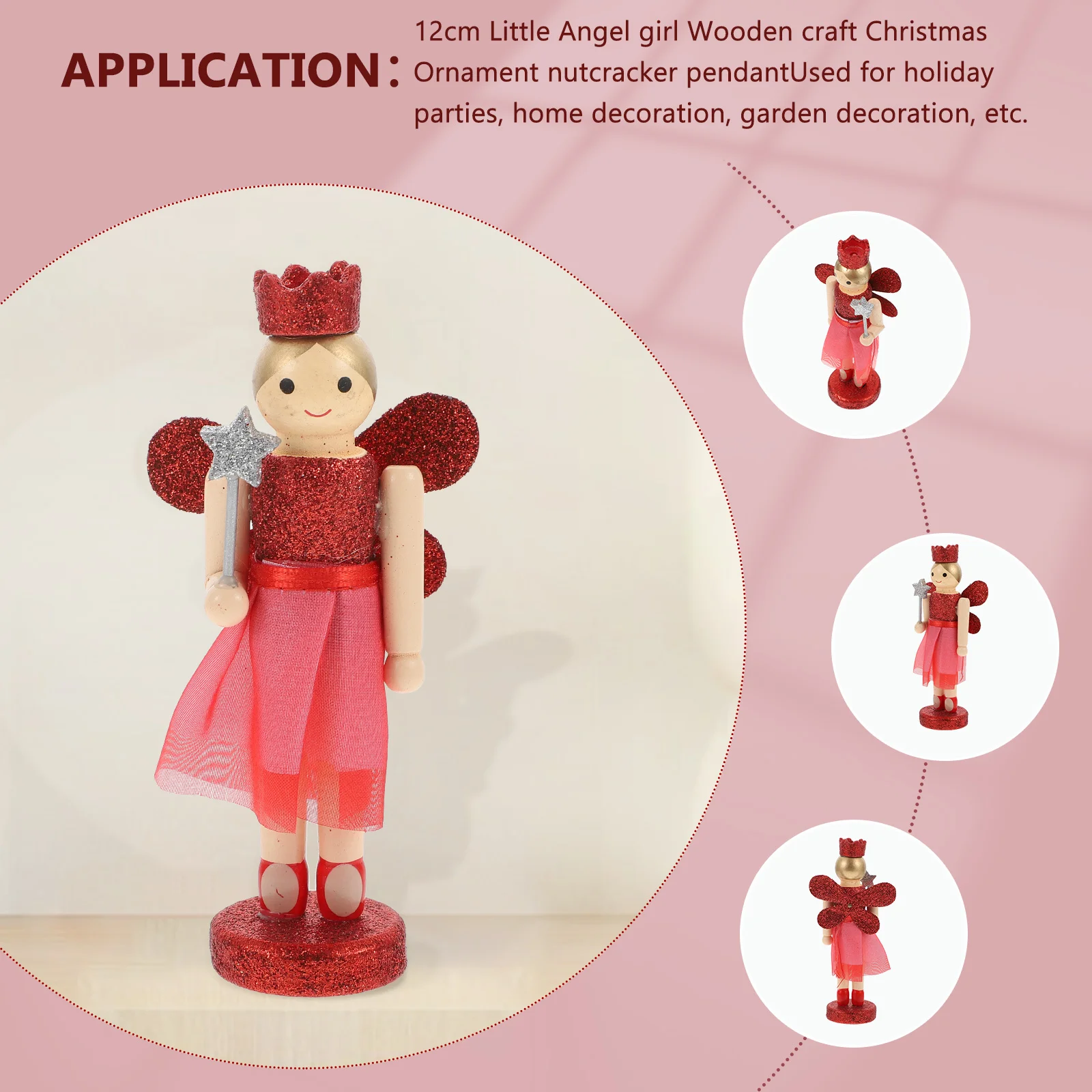 ของตกแต่งคริสต์มาสรูปนางฟ้านัท - Nutcracker Figurine บทวิจารณ์และราคา