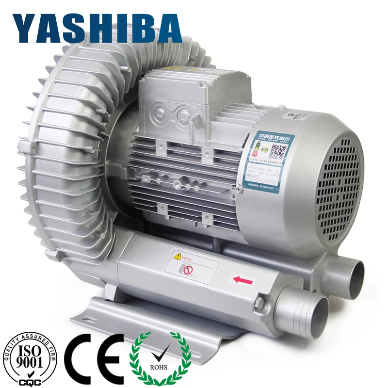 YASHIBA air Blower Machine 5HP 3.8KW380v air Side Channel Ring Blower