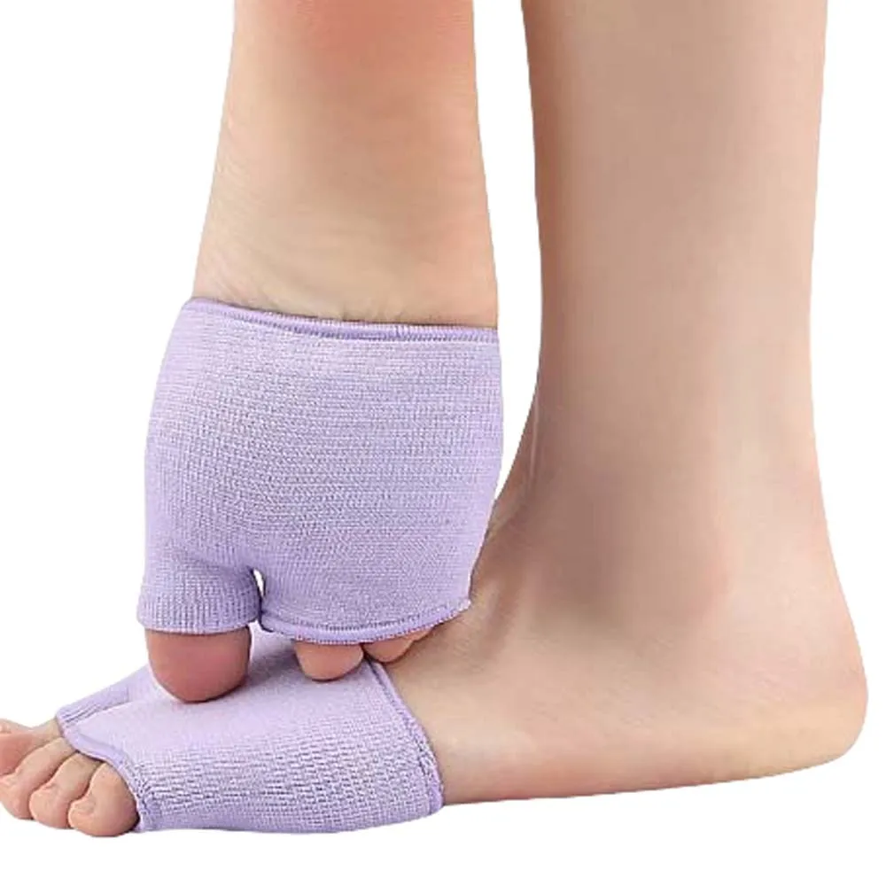 ไนลอน Toe Forefoot ถุงเท้าสนับสนุน Forefoot รองเท้าส้นสูงเท้า Bunion Sleeve Protector Foot Care เครื่องมือ Half Yard Insoles