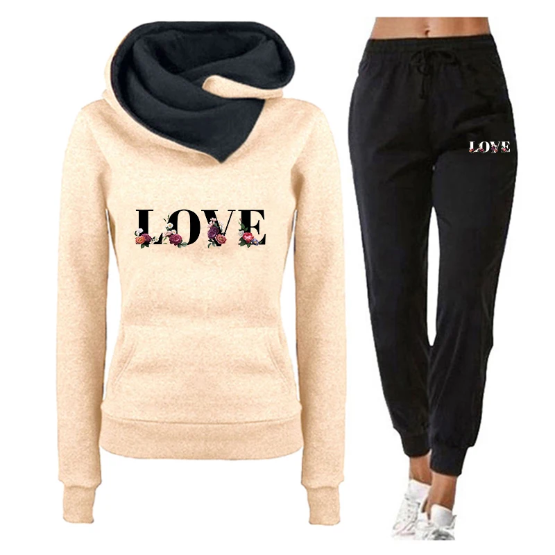 Women\'s Tracksuit Long Sleeve Fashion Womens Quality Clothing Sweatpants Pullover Sports Outdoor Casual Daily Hot Sales Simplici