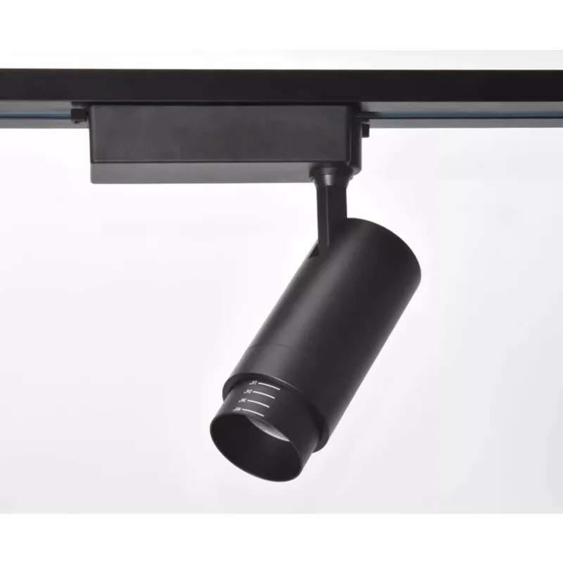 Control Focusing Spotlight Dimming Jewelry and Jade Exhibition Hall Stepless Zoom Focusing Astigmatism High Display Track Light
