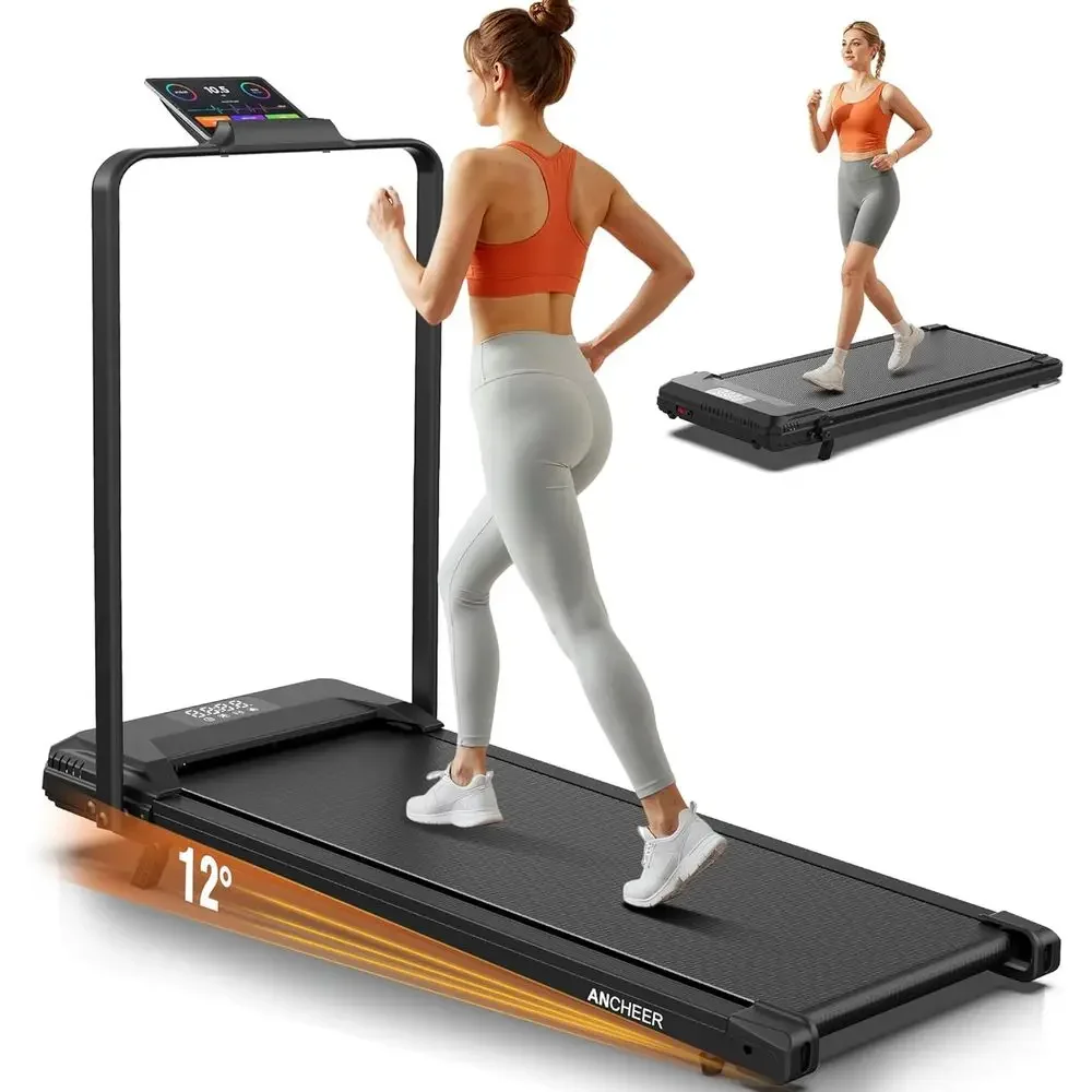 Unter-Schreibtisch-Laufband mit 12% Steigung, 300-450lb Tragkraft, 3,5 PS Motor für Kompakte Räume