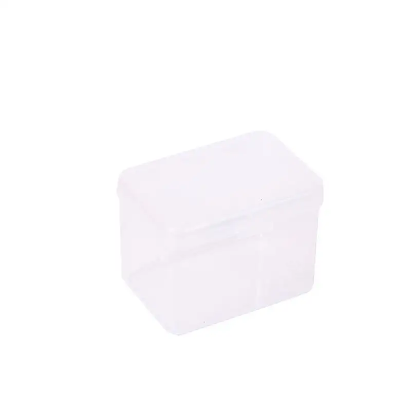 6 Pcs Clear Plastic Storage Boxes, Transparent Organizer Containers For Home, Office & Kitchen Small Items