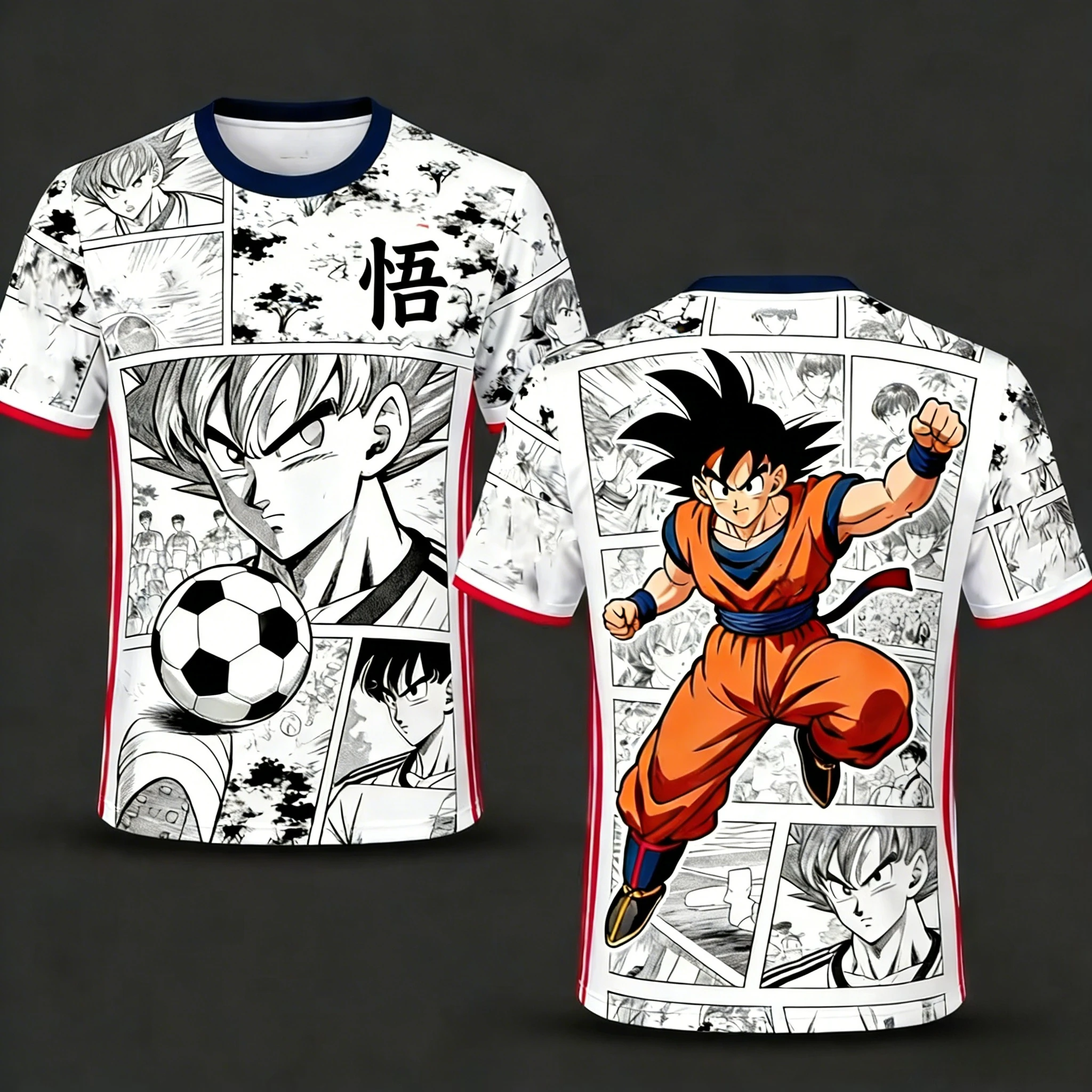 2026 Summer Dragon Ball Retro Cosplay T-shirt Men's Oversized 3D Printed Short-sleeved Family Unisex Children's Sports Shirt