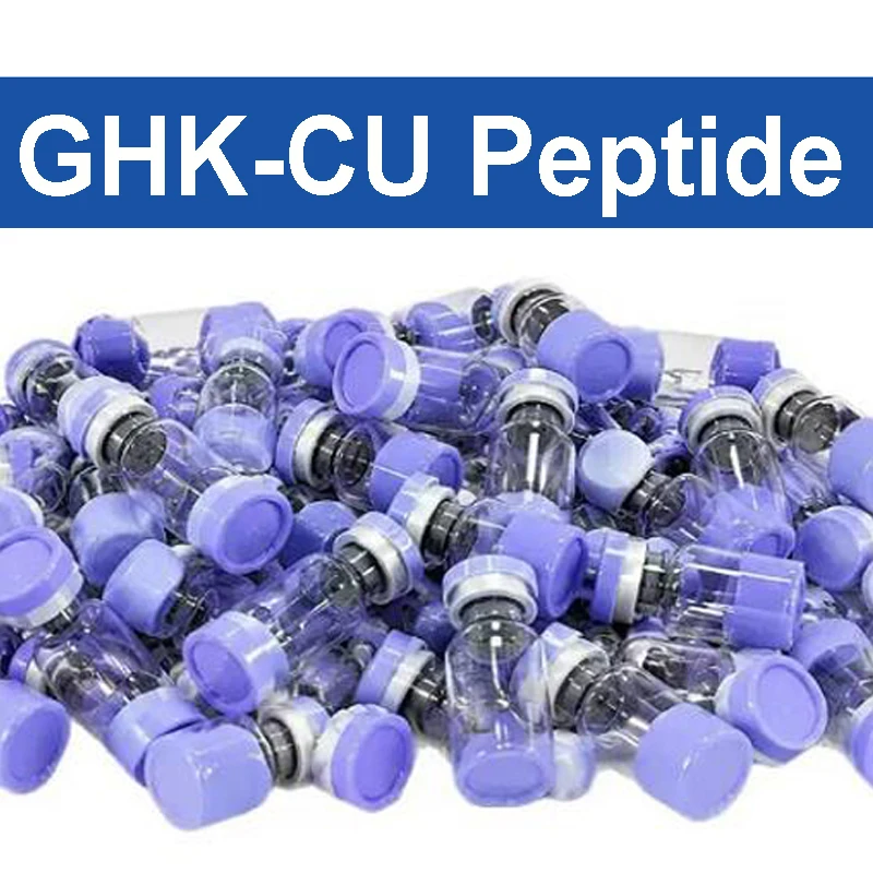 GHK-Cu Blue Copper Peptide 80000U Freeze-Dried Powder Designed To Target Wrinkles Fine Lines Elasticity For A Rejuvenated Skin