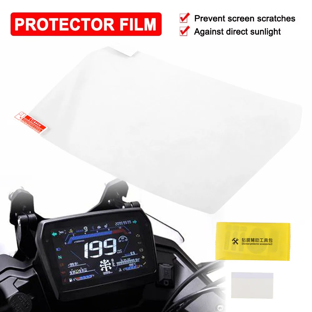 

Motorcycle Screen Protector Film For VOGE Valico 900DSX 525DSX 2024 Instrument Dashboard Cluster Scratch Protection Accessories
