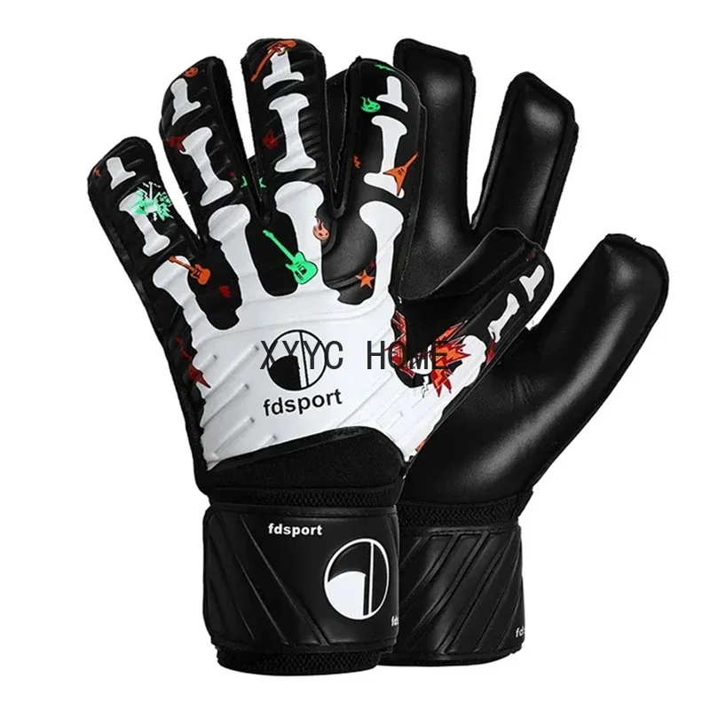 

Men Women Kids Goalkeeper Gloves Football Soccer Match Training Goalie Gloves Non-slip Thicken Latex Glove 5 Finger Save Guard