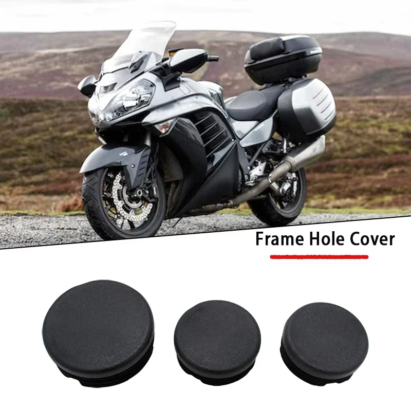 

3PCS Frame Hole Cover Caps Plug Decorative Set Fit For Kawasaki GTR1400 GTR 1400 2007-2023 2022 2021 2020 2019 2018 2017