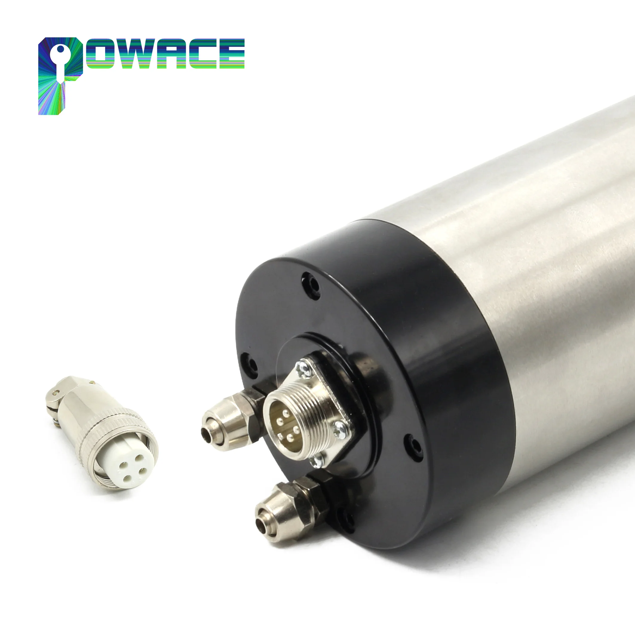 ชุดมอเตอร์แกน2.2KW ระบายความร้อนด้วยน้ำ220V 8.5A 4จังหวะ ER20ความเร็วสูงสำหรับเครื่องมิลลิ่งแกะสลักเราเตอร์ CNC
