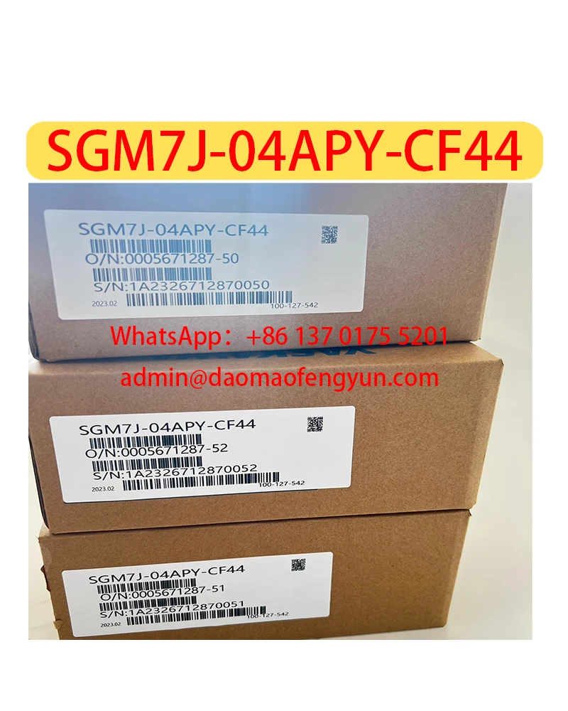 

SGM7J-04APY-CF44 Brand New Servo Motor SGM7J 04APY CF44，Fast shipping
