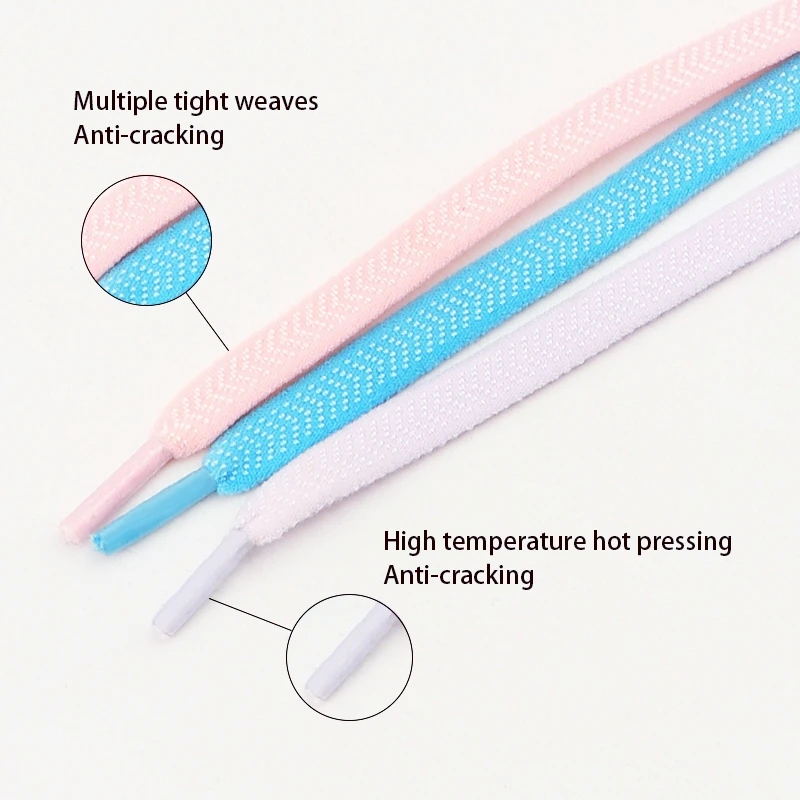 Elastische Schnürsenkel für Kinder und Erwachsene, Schnürsenkel ohne Binden für Sneaker, 1 Paar – Detail 9