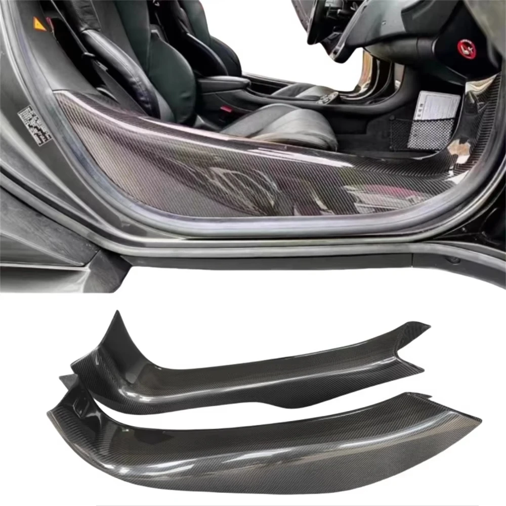 For McLaren 720S Genuine Carbon Fiber Threshold Trim Panel Interior Body Kit