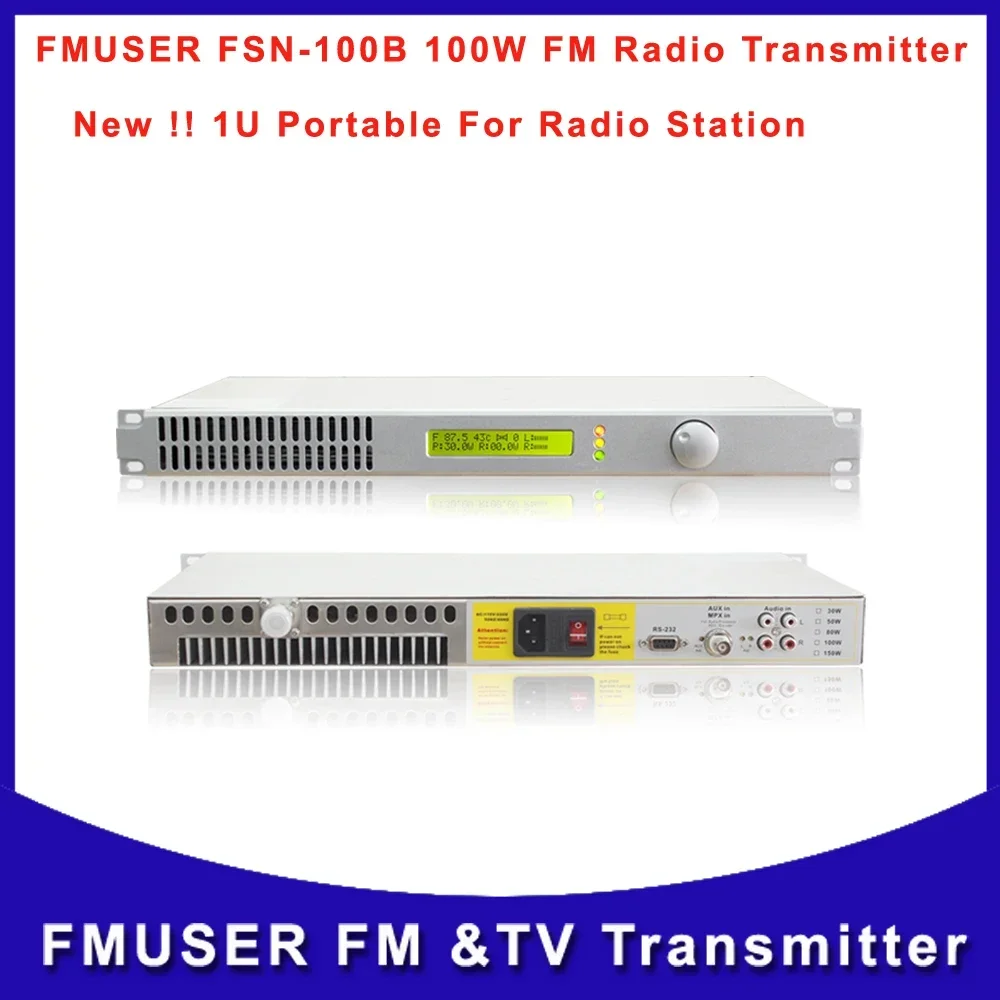 

FMUSER FSN-100B 100W Transmitter For For FM Radio Broadcast Station