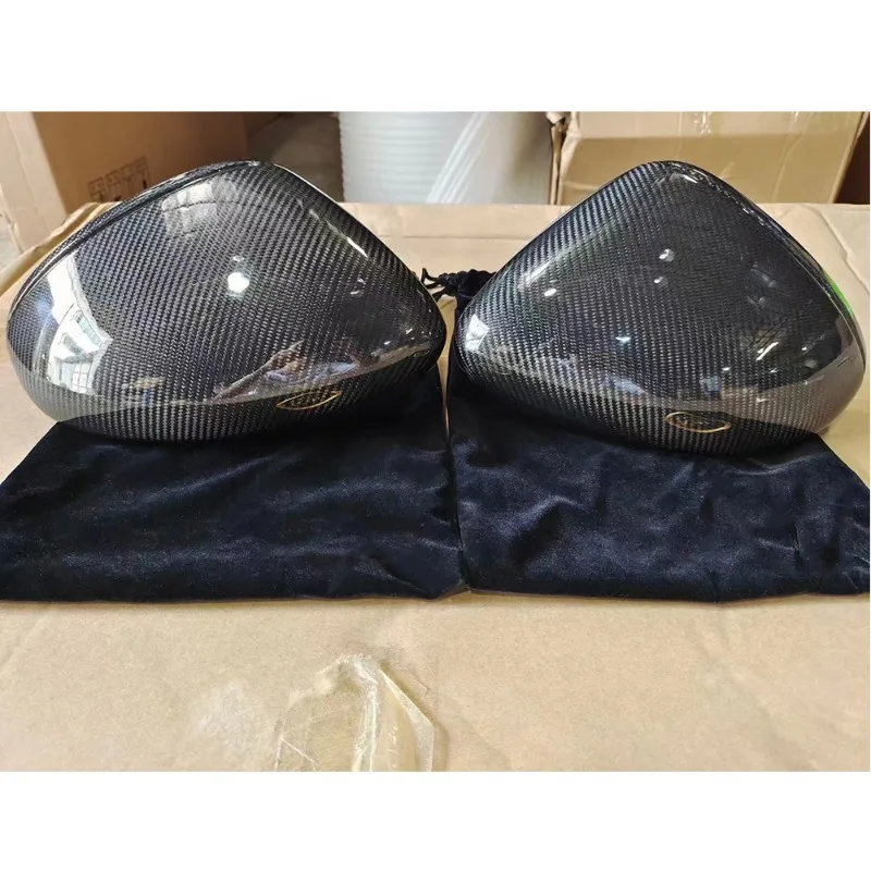 ألياف الكربون مرآة الرؤية الجانبية الخلفية المصنعين غطاء مرآة أجزاء الجناح ل porsches باناميرا 971.1 971.2 976 2017-2025