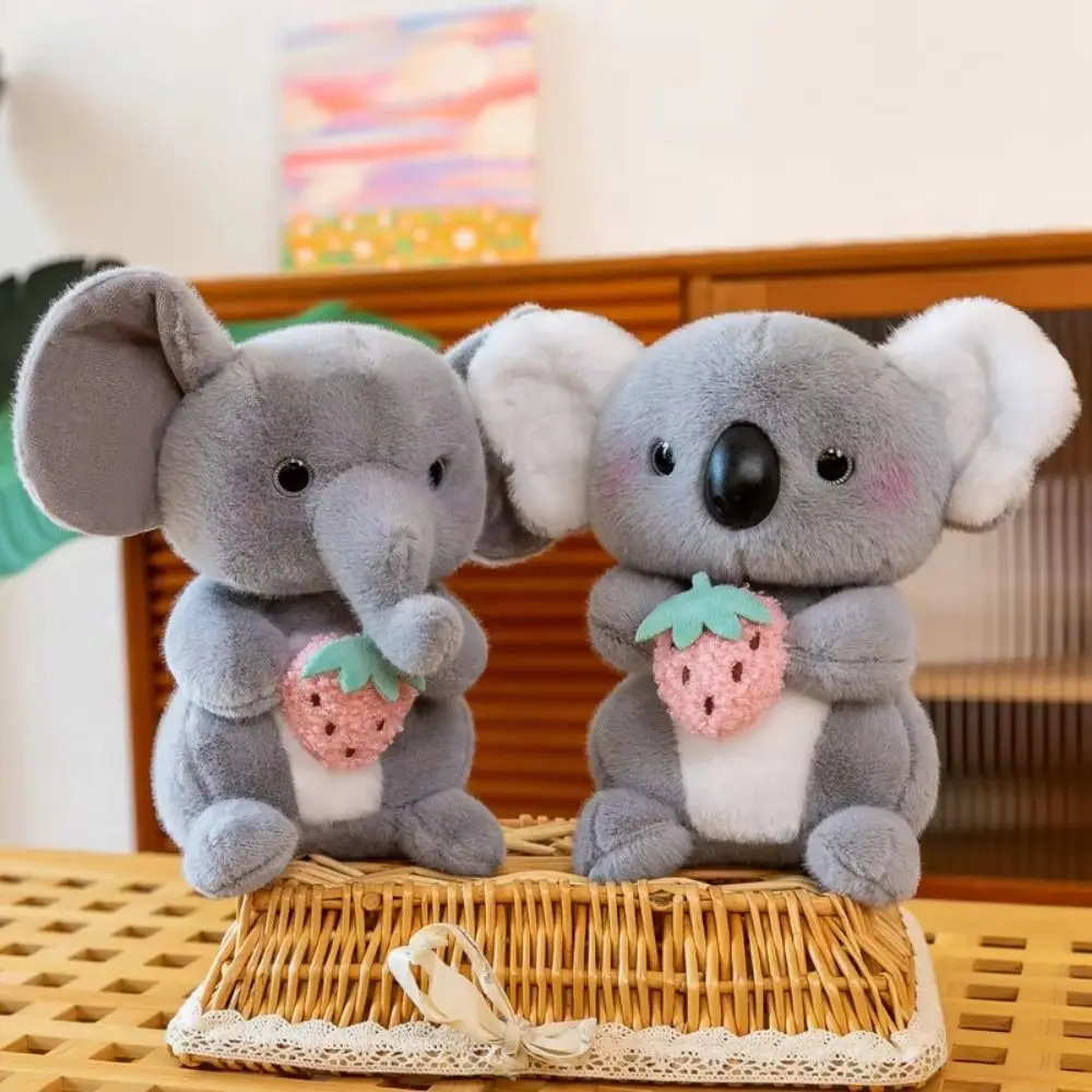 

Cartoon Elephant Plush Toy Fluffy Soft Koala Plush Doll Simulation 25cm Animal Plush Toy Kids Birthday Christmas