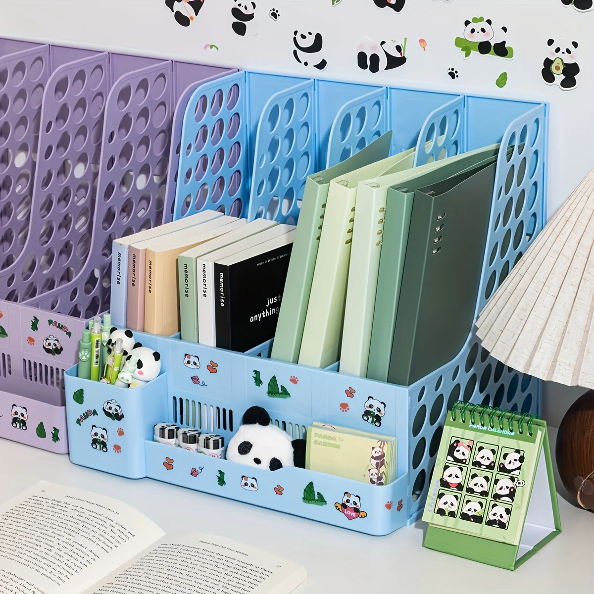 

Heavy-Duty File Organizer – 4-Tier Document Tray for Office, Large Capacity Paper Holder, Desk File Storage